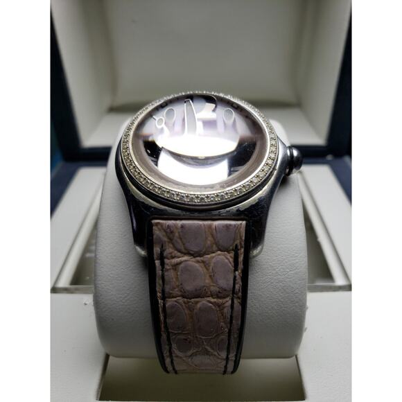 Limited Special Edition Corum Bubble Ladies Diamond MOP Watch 39.151.47 W/ Box - Picture 12 of 12
